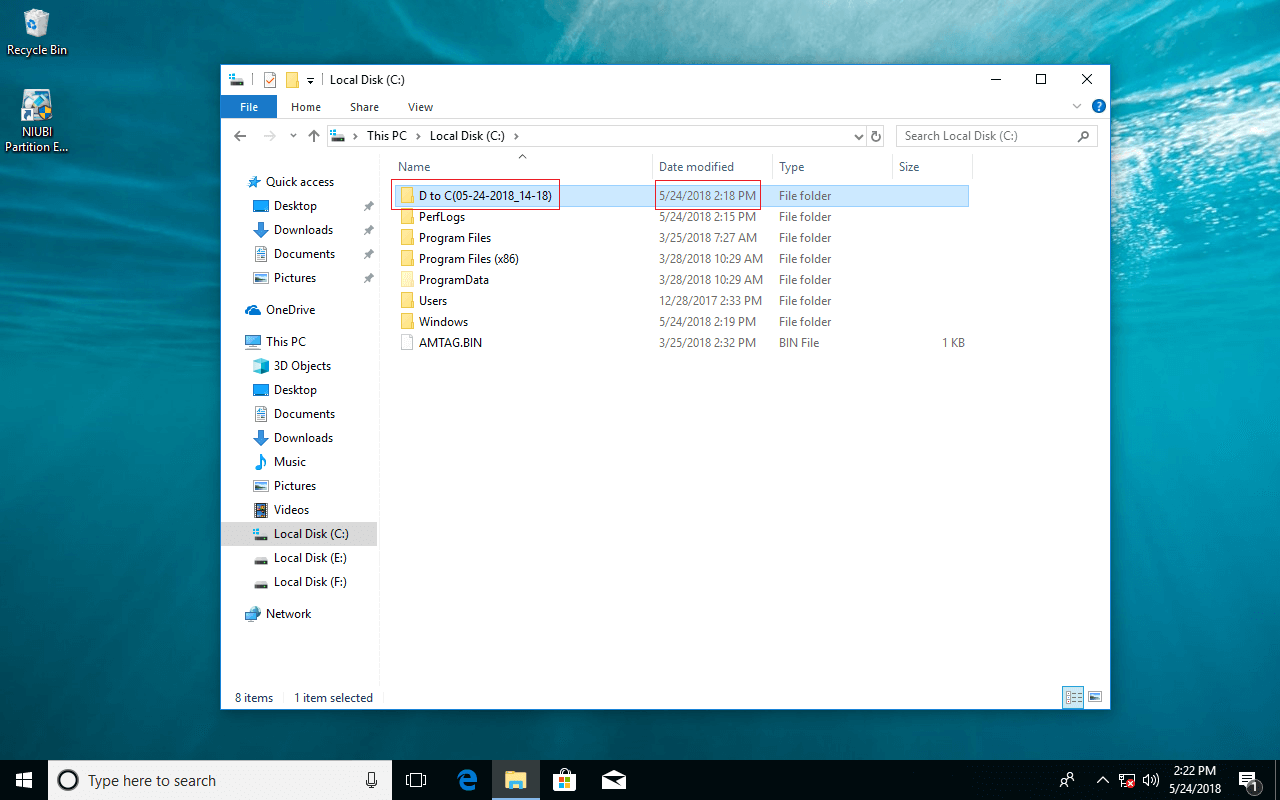 Merge file folders windows 10